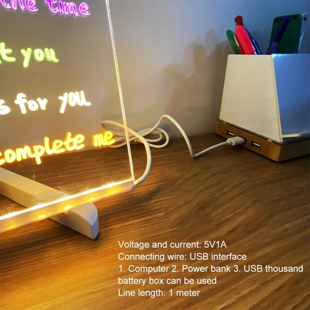 GlowScribe USB Message Board