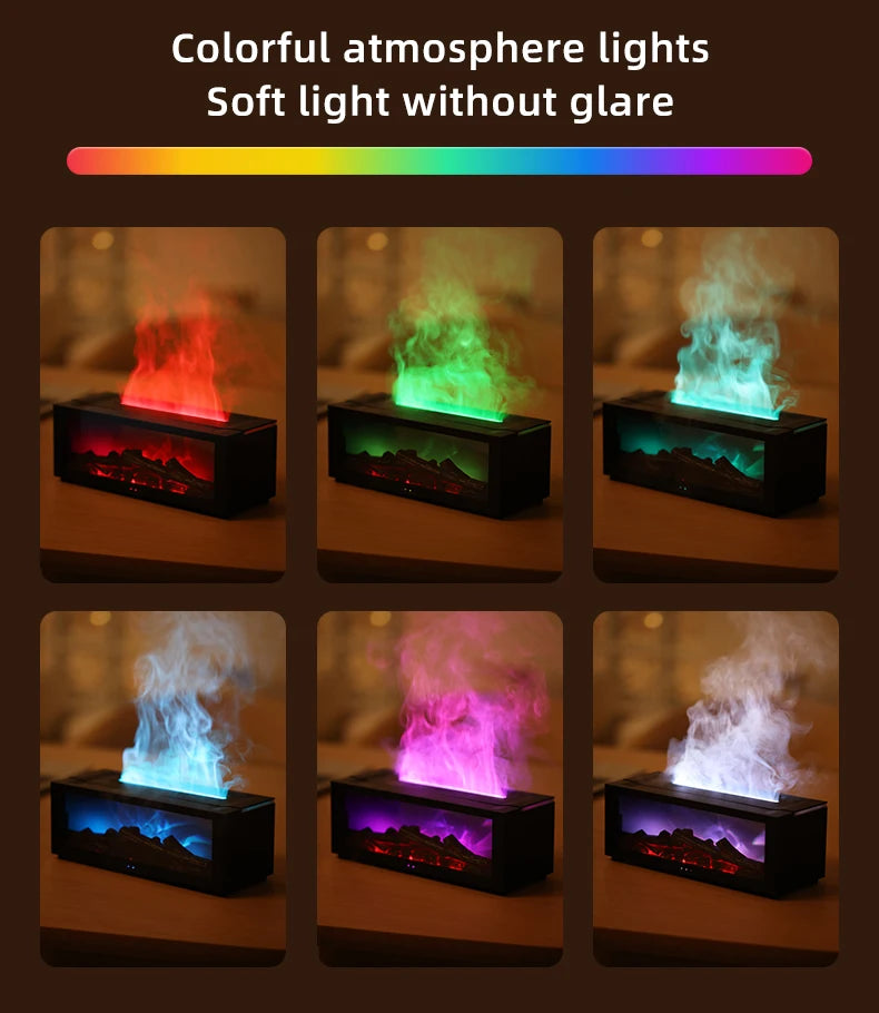 3D Flame Aromatherapy Diffuser